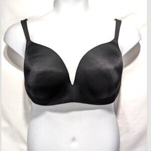 NWOT Lane Bryant Cacique Black Simply Wire Free Plunge Bra Size 38DD